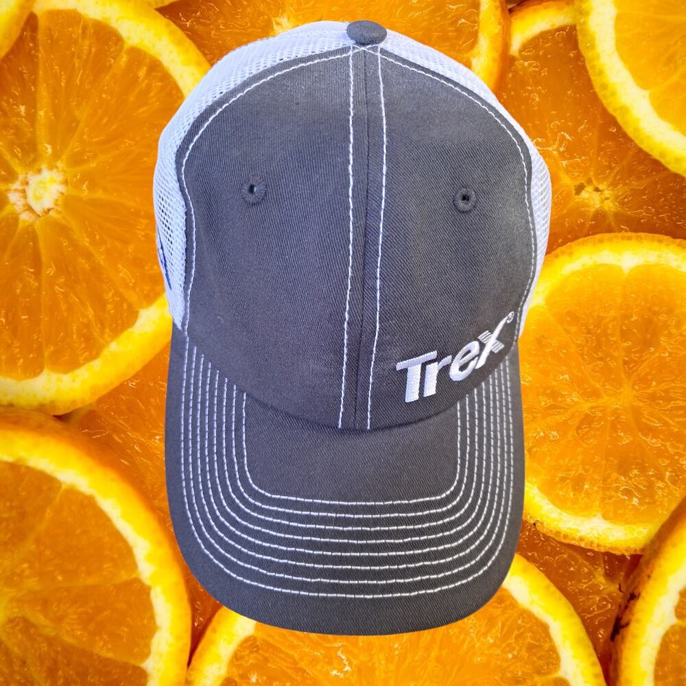 Lowe's Trex Gray and White Breathable Snapback‎ Adjustable Hat
